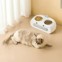 Duck Double Pet Bowl | Food & Water Bowl for Kittens & Small Dogs