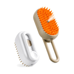 Pet Spray Massage Comb, One-Click Anti-Shedding Grooming Brush For Cats & Dogs.